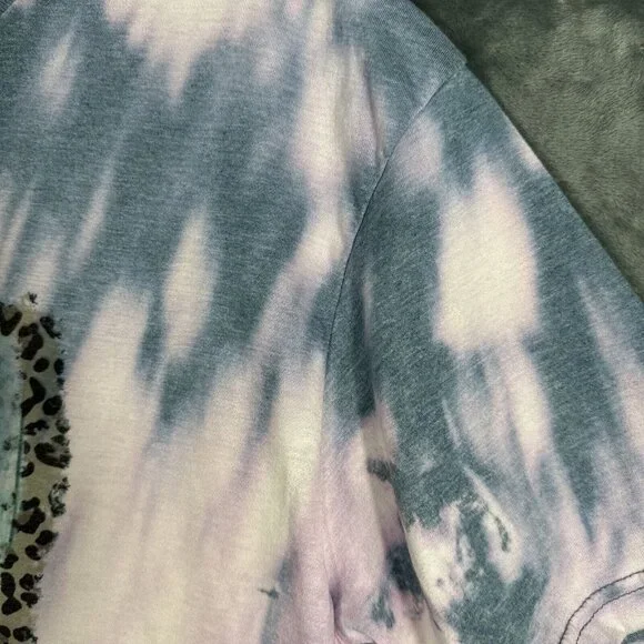 Women’s T-Shirt “All I Need Is Coffee And My Dog Tie Dyed Shirt Size Large - Picture 6 of 15